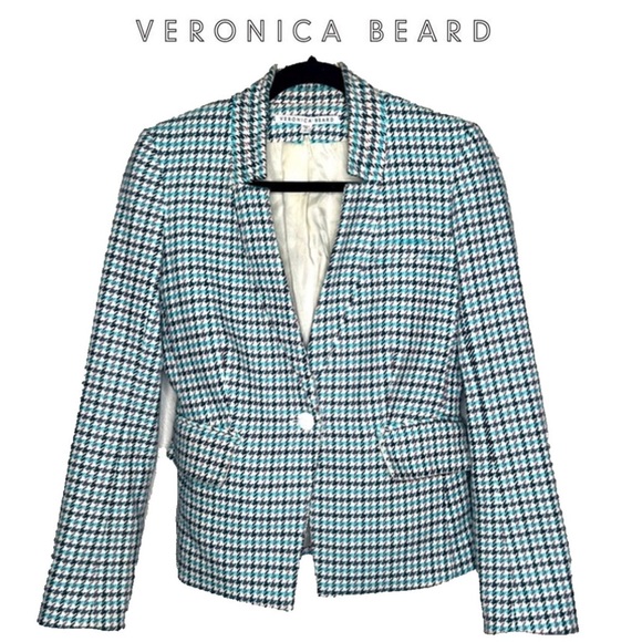 Veronica Beard 💙 Houndstooth Jacket